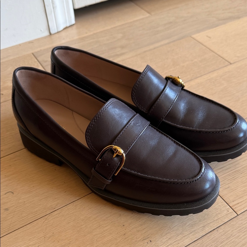 Cole Haan Dark Brown Leather Loafers